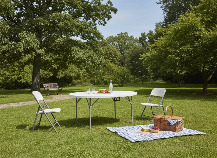 Odolná deska z HDPE a ocelový rám