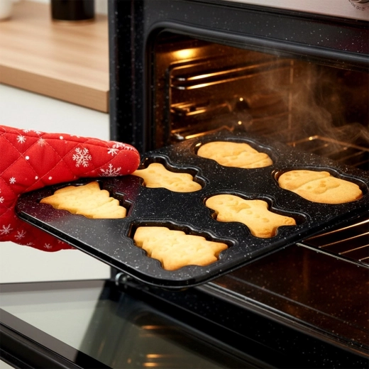 Rovnoměrné pečení a snadná manipulace