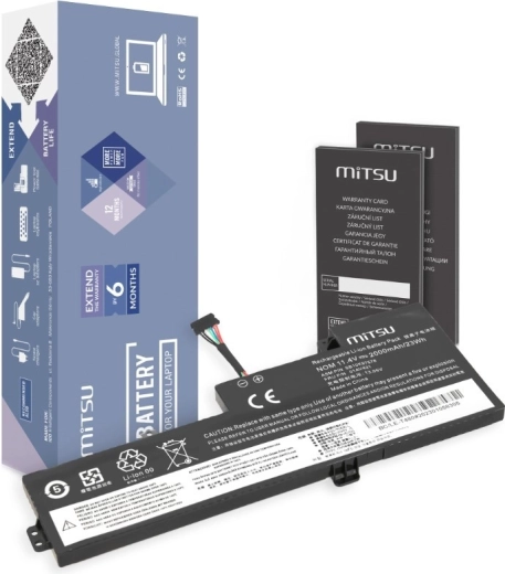 Baterie MITSU pro Lenovo ThinkPad T470/T480/A475/A485 (23 Wh, 2000 mAh)