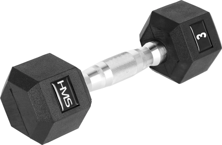 Hexagonální jednoručka HMS hex pro 3 kg