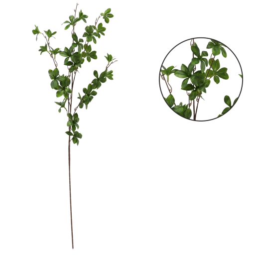 Umělá zelená větvička 90 cm