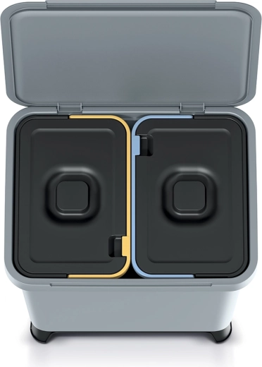 Dvě samostatné nádoby 2×10 l pro snadné třídění