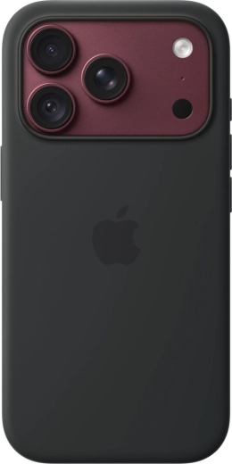 Silikonový kryt s MagSafe pro iPhone 18 Pro – Černá