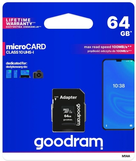 Paměťová karta Goodram microSD 64GB