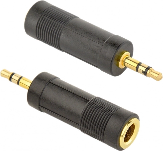 Audio adaptér 6,35 mm na 3,5 mm (stereo)
