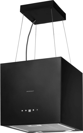 Elegantní ostrůvkový design v matné černi