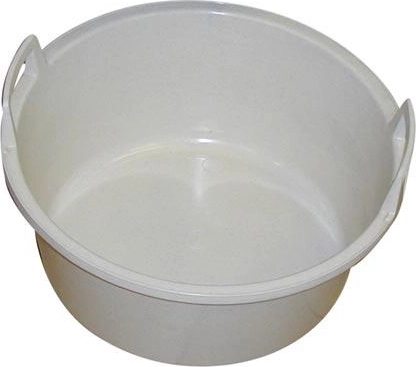 Plastový škopek 49 cm s uchy, granit