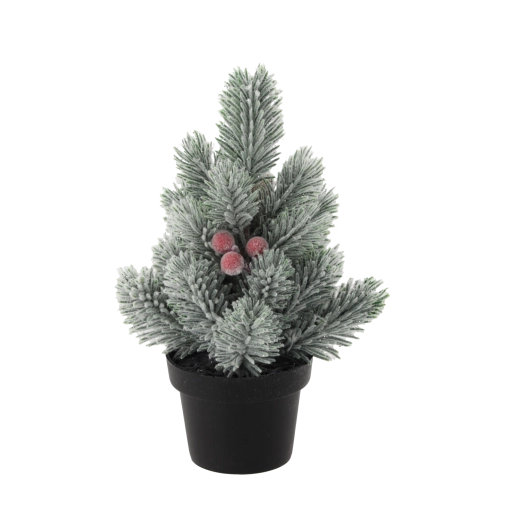 Realistické jehličí se zimním efektem