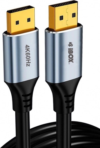 Kabel DisplayPort 4K 60 Hz se zlatými konektory 2 m