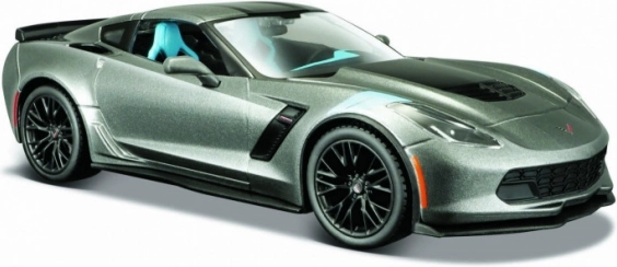Model Corvette Grand Sport 2017 1:24 šedý