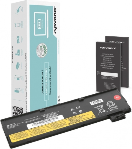 Baterie Movano pro Lenovo ThinkPad T470 a T570 (24 Wh)
