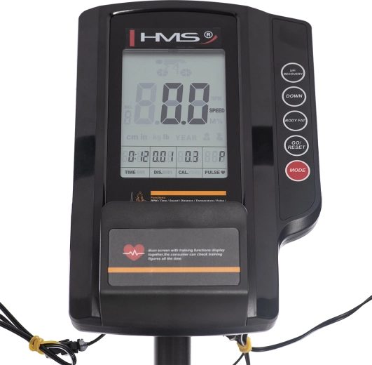 LCD konzole s měřením pulsu a funkcemi navíc