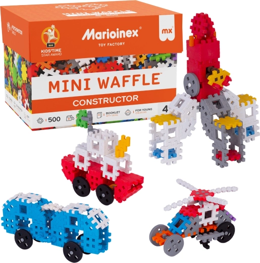Marioinex Mini Waffle konstruktor 500 dílků