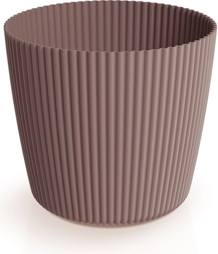 Květináč Prosperplast Milly Round 23,6 cm marsala