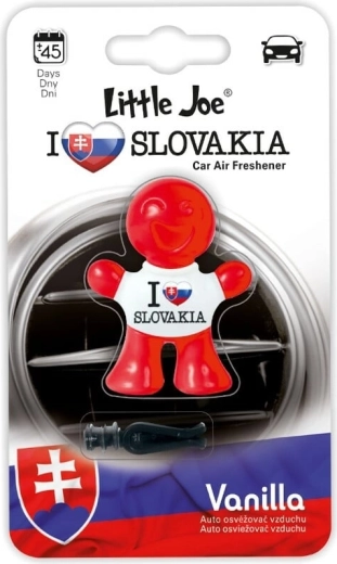 Little Joe 3D Supair Drive vůně do auta vanilka „I Love You Slovakia“