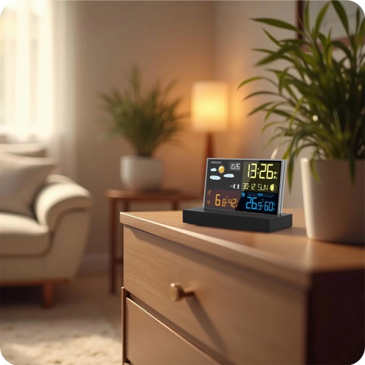 Hodiny DCF, budík a komfortní prostředí