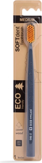 Softdent eco friendly zubní kartáček medium