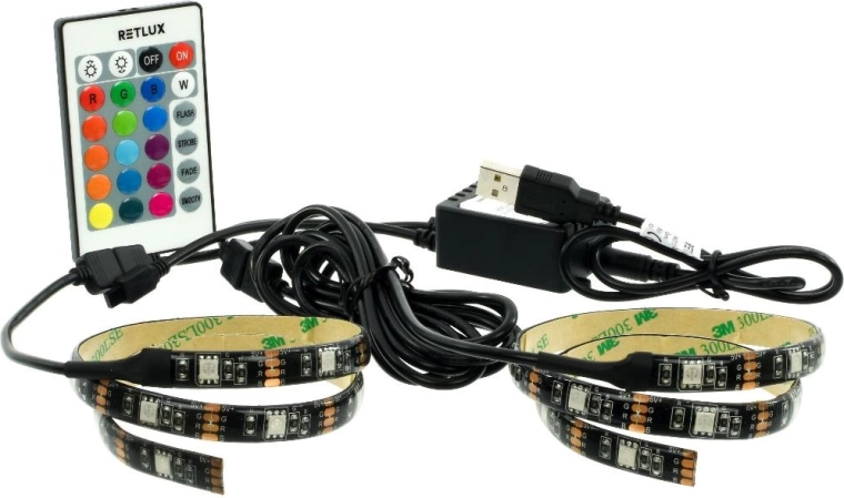 Retlux USB RGB LED pásek pro televizor a monitor