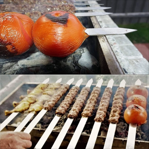 Ideální pro kebab, šašlik i zeleninu