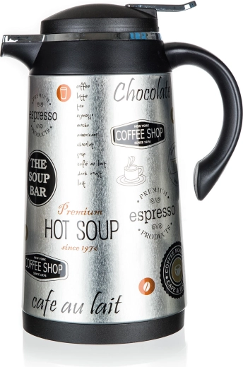 Termokonvice CONTE 1 l z nerezové oceli s potiskem