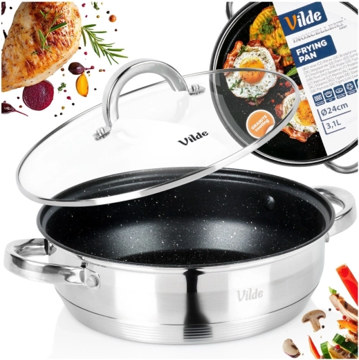 Skleněná poklice a bezpečné úchyty