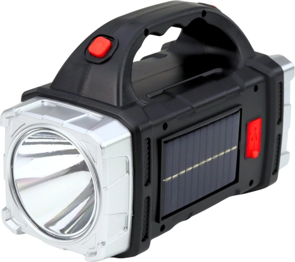 Duální zdroj nabíjení: solární panel + Micro USB