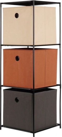 Tři prostorné látkové boxy