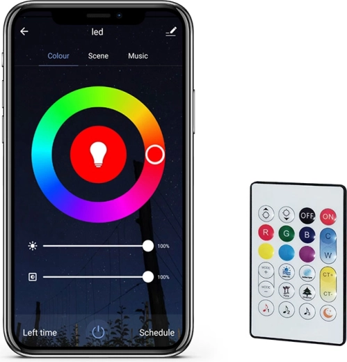 RGB barvy a nastavitelná bílá