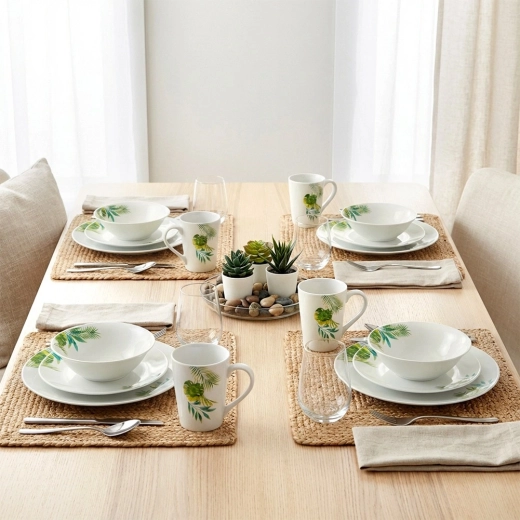 Tropický design, který rozzáří stůl