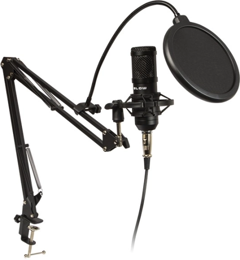 Studiový mikrofon s držákem