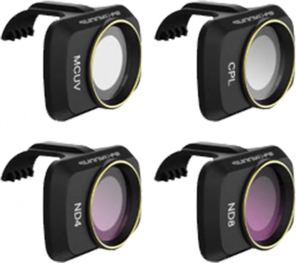 Sunnylife sada filtrů CPL/ND4/ND8/UV pro DJI Mini 2 a Mini 2 SE
