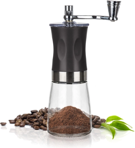 Skleněný zásobník a ergonomická klička