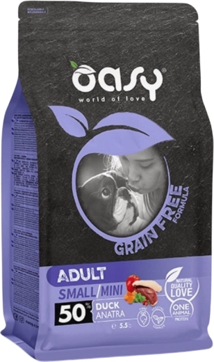 Oasy grain free adult medium/large kachna 2,5 kg