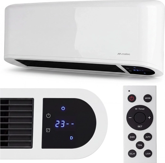 Maltec vzduchová clona pt5000w-wh s dálkovým ovládáním