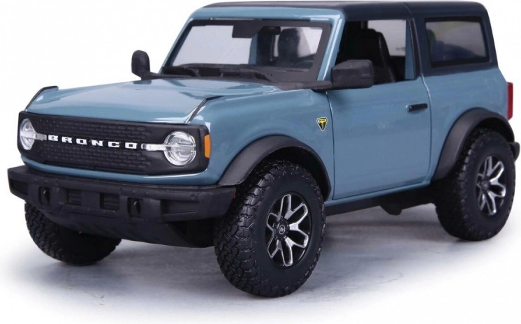 Ford Bronco Badlands modrý skládací kovový model