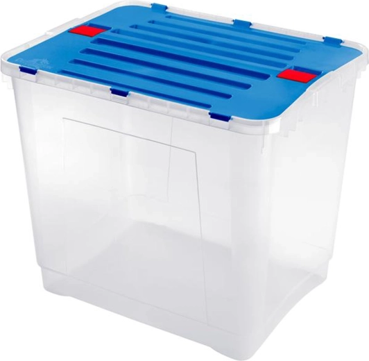 Heidrun úložný box Dragon 100 l, transparentní s víkem (mix barev)