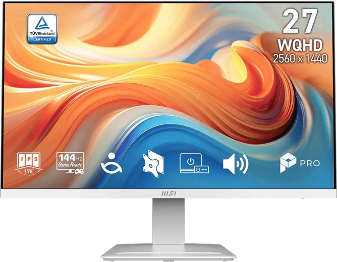 MSI pro monitor 27" MP273QW – WQHD, 144 Hz, bílý