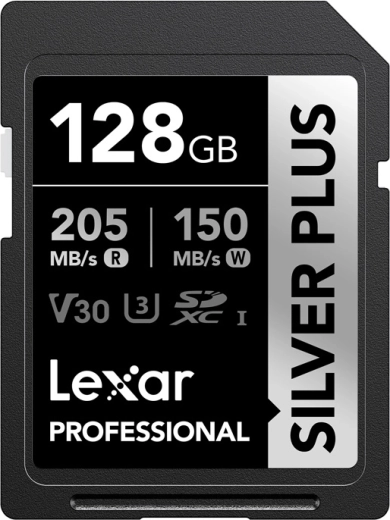Lexar Professional Silver Plus SDXC paměťová karta 128 GB