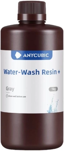 Šedá pryskyřice Anycubic Water-Wash Resin+