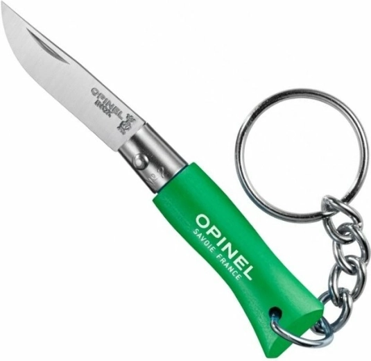 Opinel N°02 zelený kapesní nůž na klíče, bukové dřevo 3,5 cm