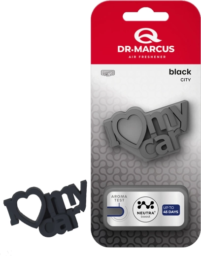Dr. Marcus City I Love My Car Black osvěžovač vzduchu do auta