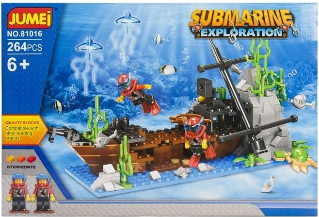 Stavebnice Jumei podvodní výprava 264 dílků (Submarine Exploration) - 1 kus