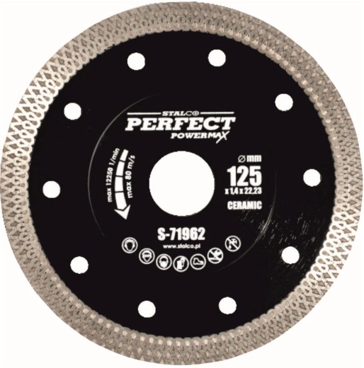 Diamantový kotouč na keramiku Stalco 125 mm
