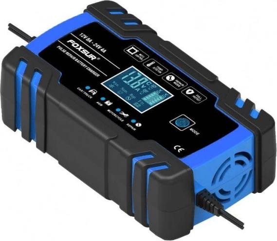 Automatická nabíječka autobaterií 12V/24V s funkcí opravy