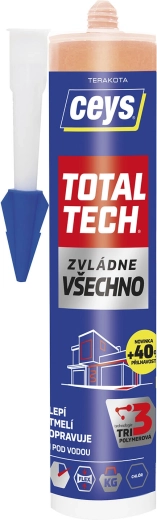Univerzální lepidlo a tmel 290 ml CEYS Total Tech terakota