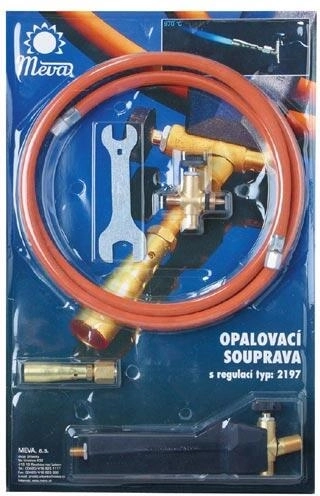 Opalovací souprava s kulatým hořákem na propan-butan