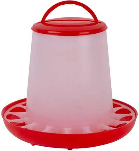 Krmítko pro drůbež 1,5 kg z plastu s možností zavěšení