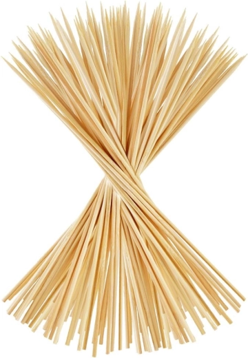 Dřevěné špízy na šašlik 30 cm, 100 ks