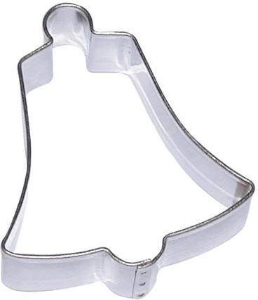 Nerezové vykrajovátko na cukroví – zvonek, sada 10 ks