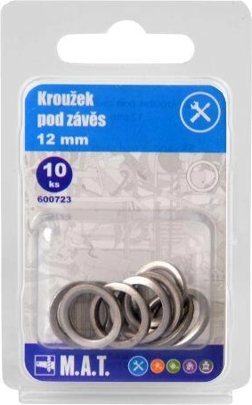 Distanční kroužky pod závěs 12 mm (10 ks)